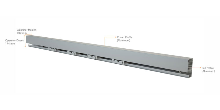Cửa trươt tư động Deutschtec PrimeDrive240 Đức BH 24T