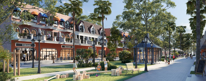 Cửa tự động lắp đặt tại Shophouse Ocean Residence Novaworld Phan Thiết